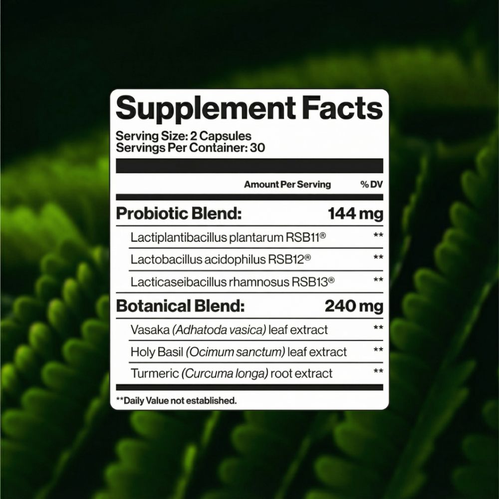 NaturesBreath Lung Support Probiotics